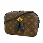 Louis Vuitton Shoulder Bag Monogram Saintonge Brown Black