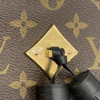 Louis Vuitton Shoulder Bag Monogram Saintonge Brown Black — view 7