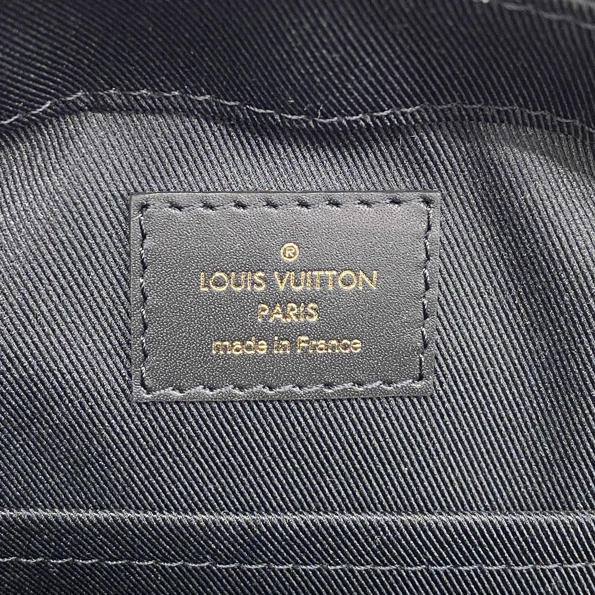 Louis Vuitton Shoulder Bag Monogram Saintonge Brown Black — view 5