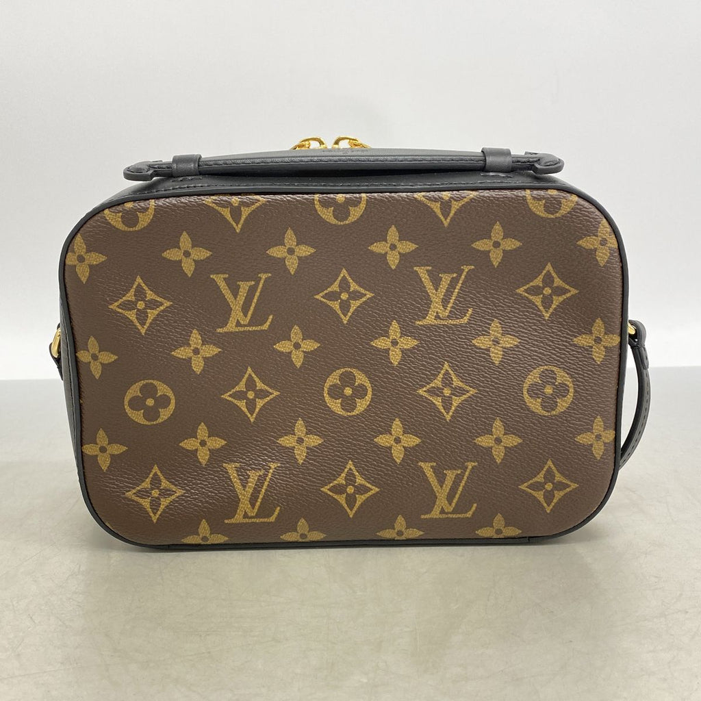Louis Vuitton Shoulder Bag Monogram Saintonge Brown Black — view 8