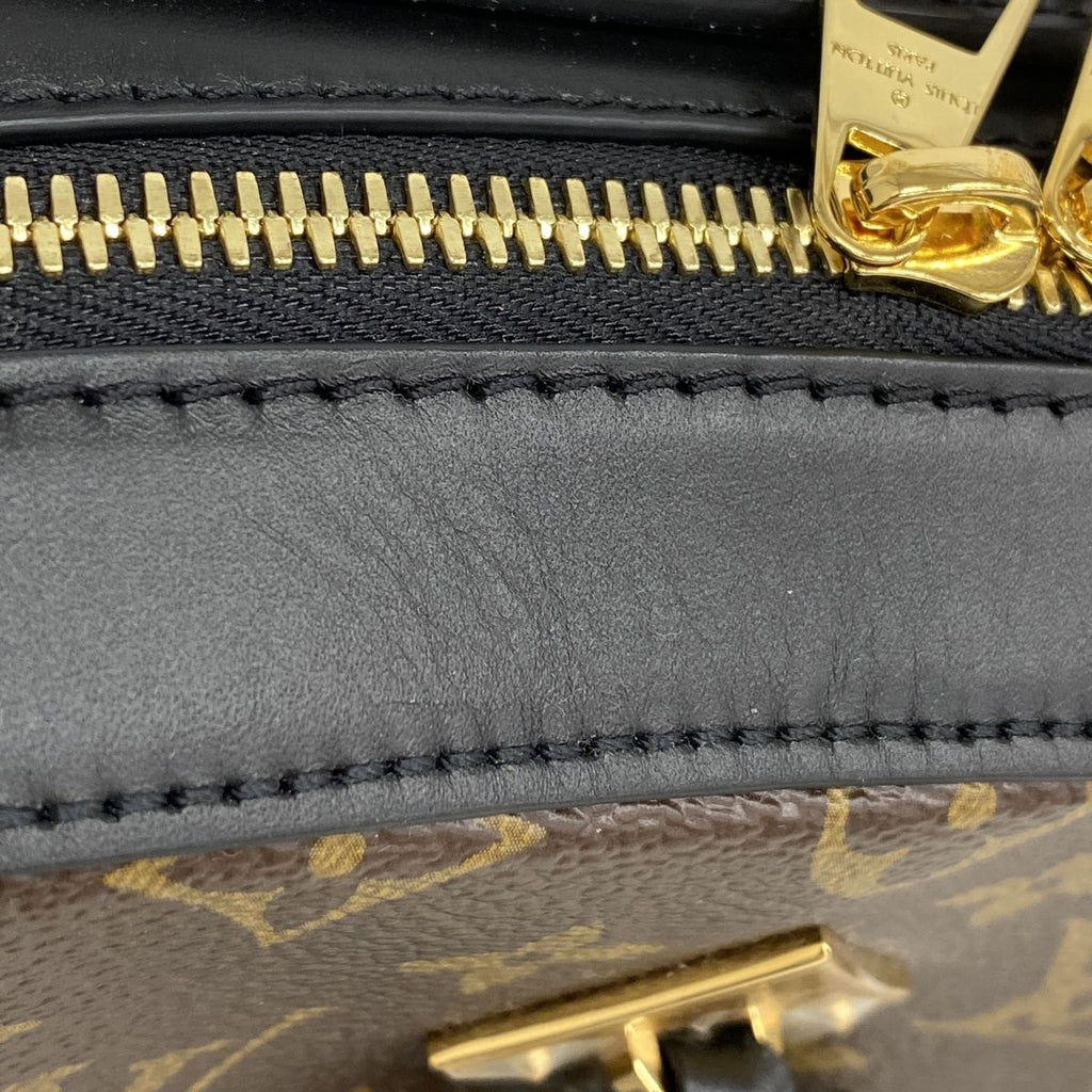 Louis Vuitton Shoulder Bag Monogram Saintonge Brown Black — view 6