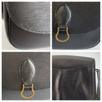 Louis Vuitton Epi Saint-cloud Black Gold Leather Shoulder Bag Pochette — view 7