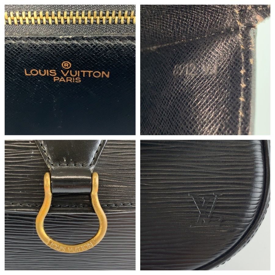 Louis Vuitton Epi Saint-cloud Black Gold Leather Shoulder Bag Pochette — view 3