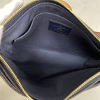 Louis Vuitton Shoulder Bag Monogram Pallas Clutch Blue Marine — view 4