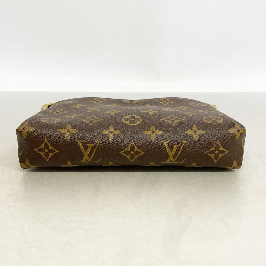 Louis Vuitton Shoulder Bag Monogram Pallas Clutch Blue Marine — view 3