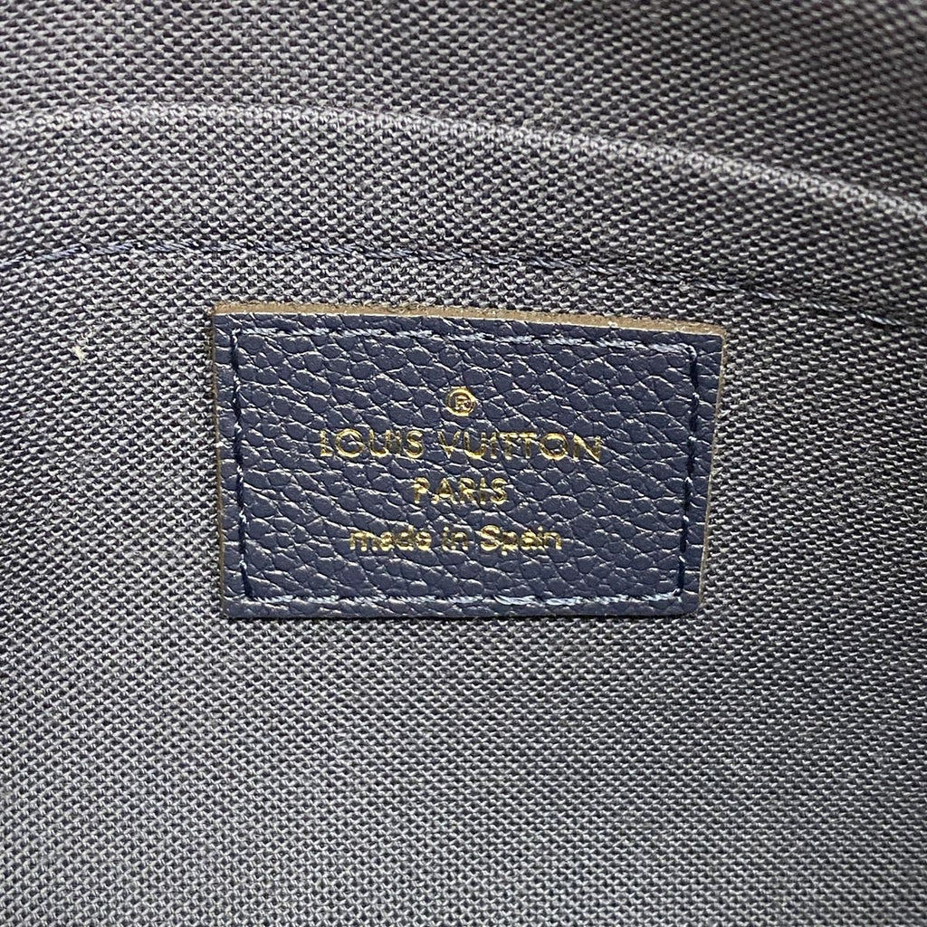 Louis Vuitton Shoulder Bag Monogram Pallas Clutch Blue Marine — view 5