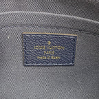 Louis Vuitton Shoulder Bag Monogram Pallas Clutch Blue Marine — view 5
