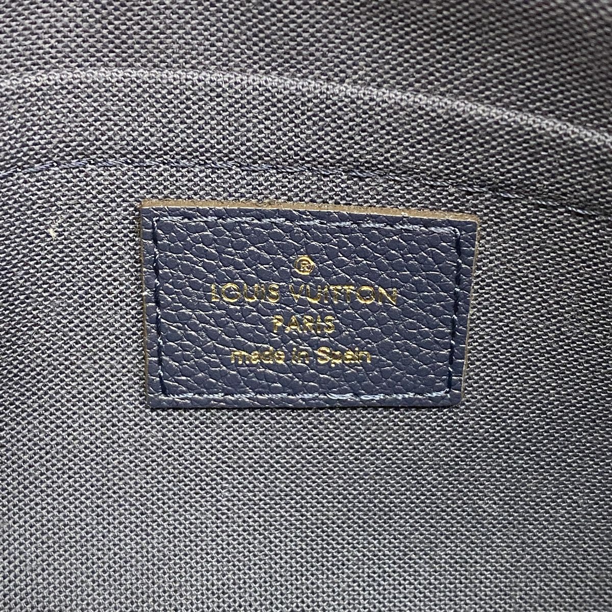 Louis Vuitton Shoulder Bag Monogram Pallas Clutch Blue Marine — view 5
