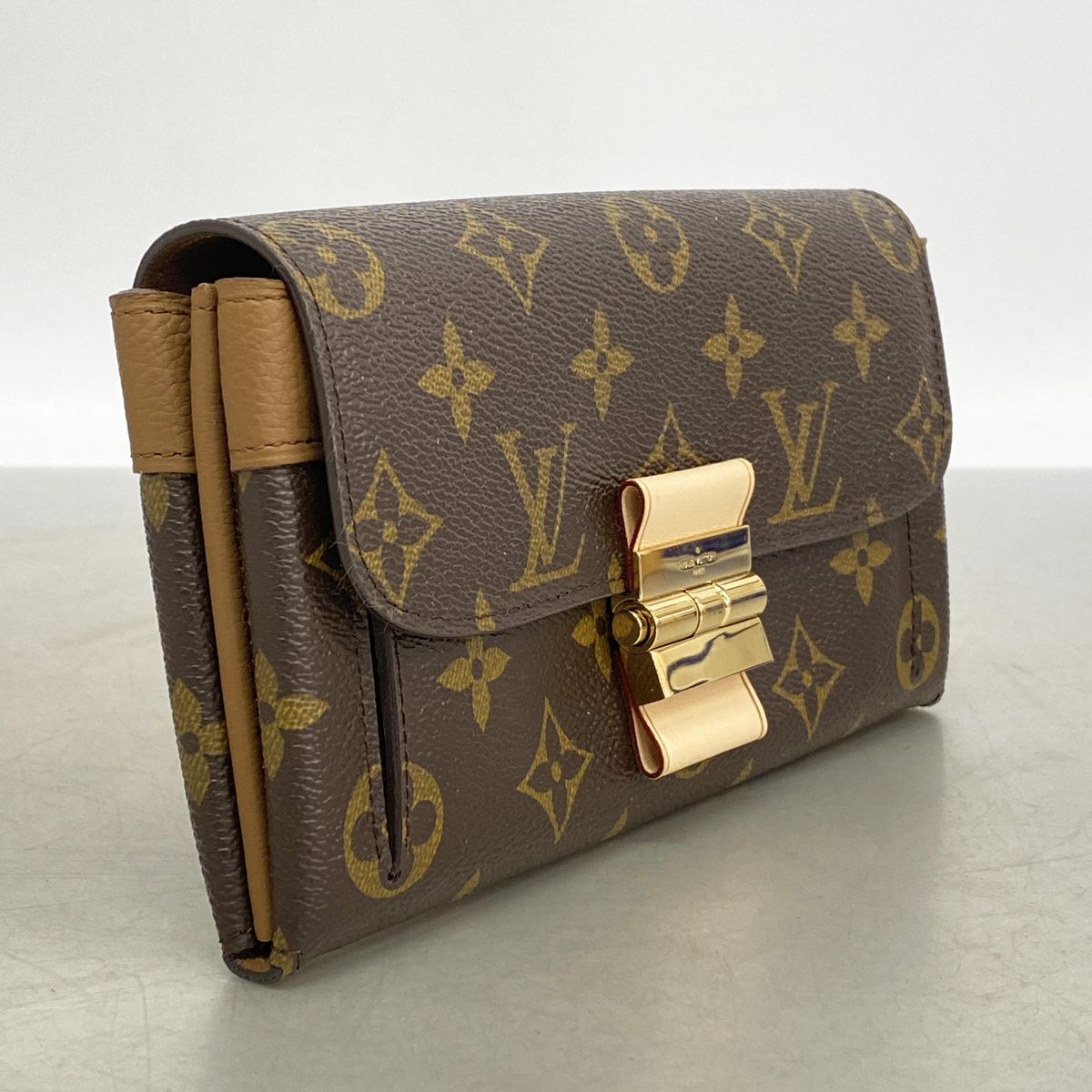Louis Vuitton Wallet Monogram Portefeuille Elysee Camel — view 2