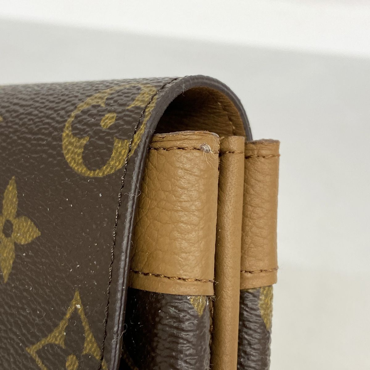 Louis Vuitton Wallet Monogram Portefeuille Elysee Camel — view 7