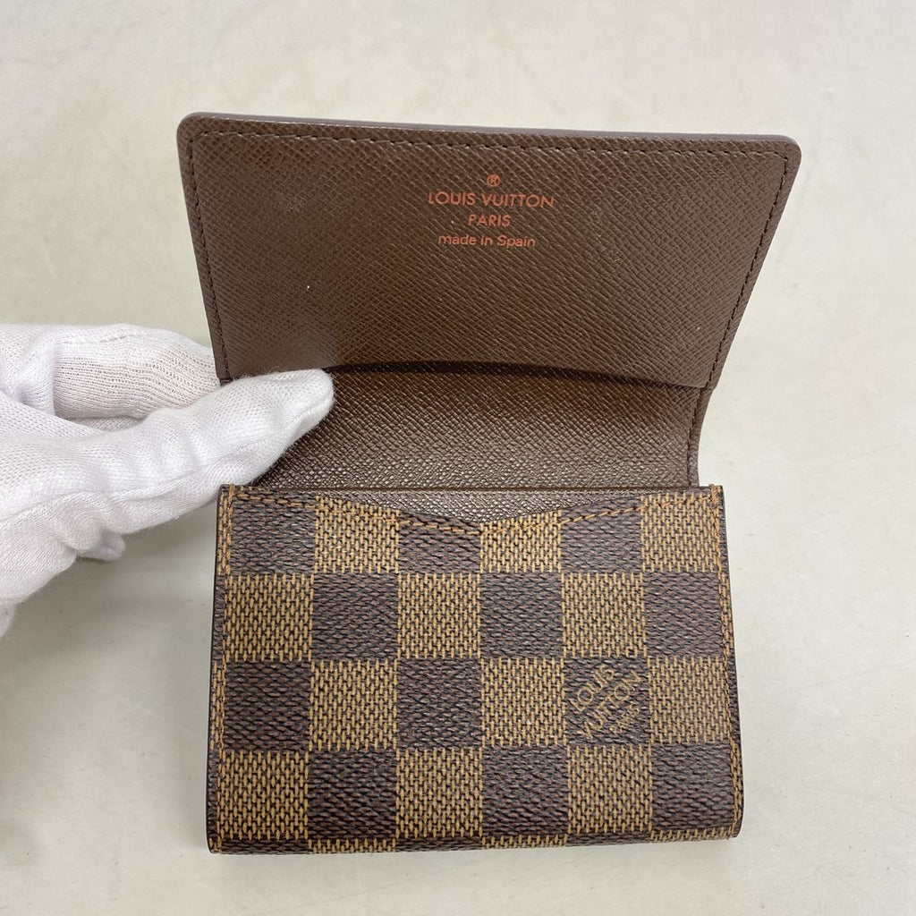 Louis Vuitton Card Case Damier Envelope Business Holder Ebene — view 6