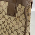Gucci Tote Bag GG Canvas Beige Silver — view 7