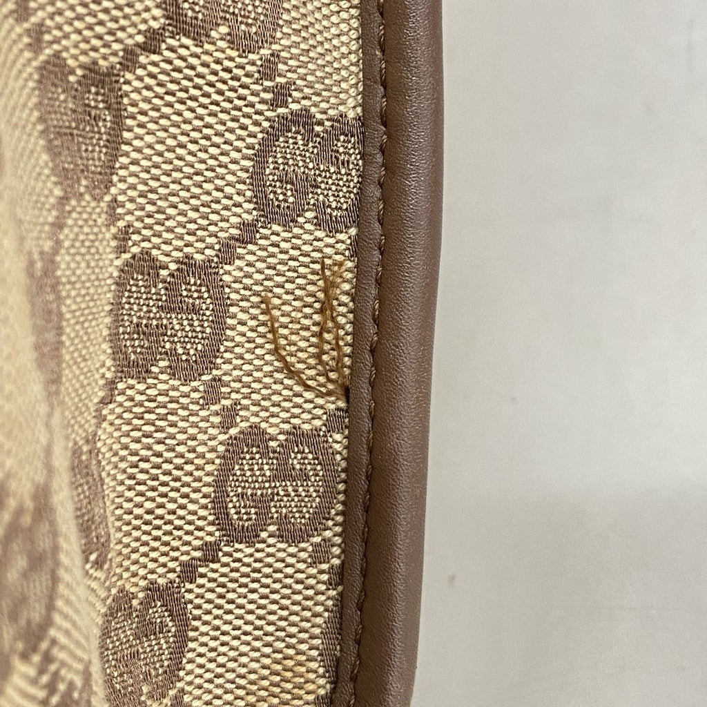 Gucci Tote Bag GG Canvas Beige Silver — view 8