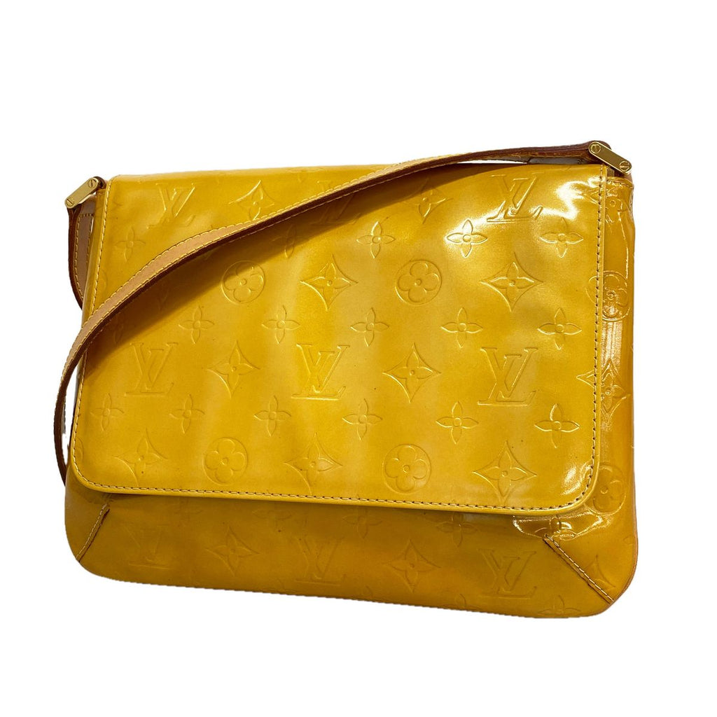 Louis Vuitton Shoulder Bag Vernis Thompson Street Beige