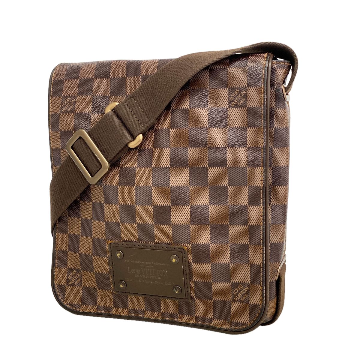 Louis Vuitton Shoulder Bag Damier Brooklyn PM Ebene