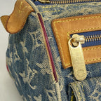 Louis Vuitton Handbag Monogram Denim Neo Speedy Blue — view 6