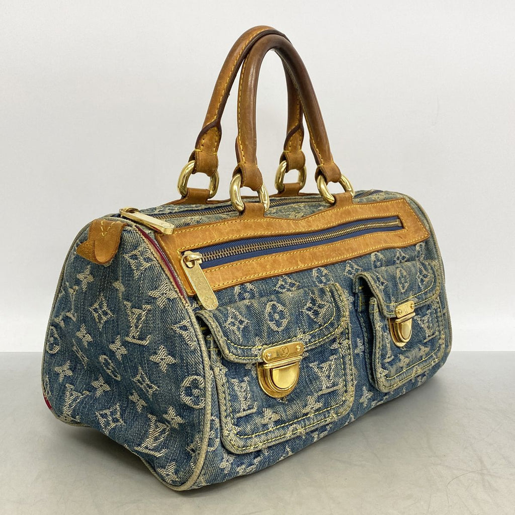 Louis Vuitton Handbag Monogram Denim Neo Speedy Blue — view 2