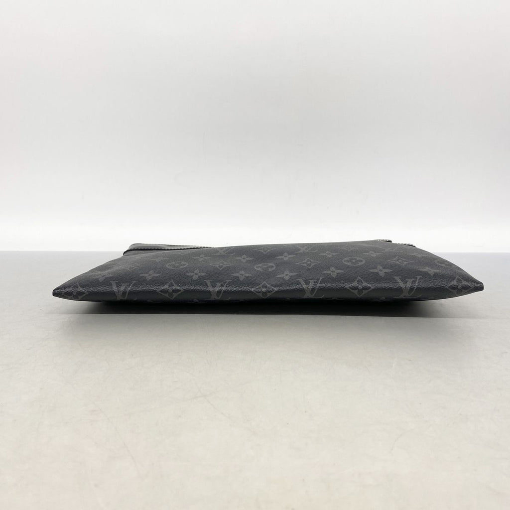 Louis Vuitton Clutch Monogram Eclipse Pochette Discovery Black — view 3