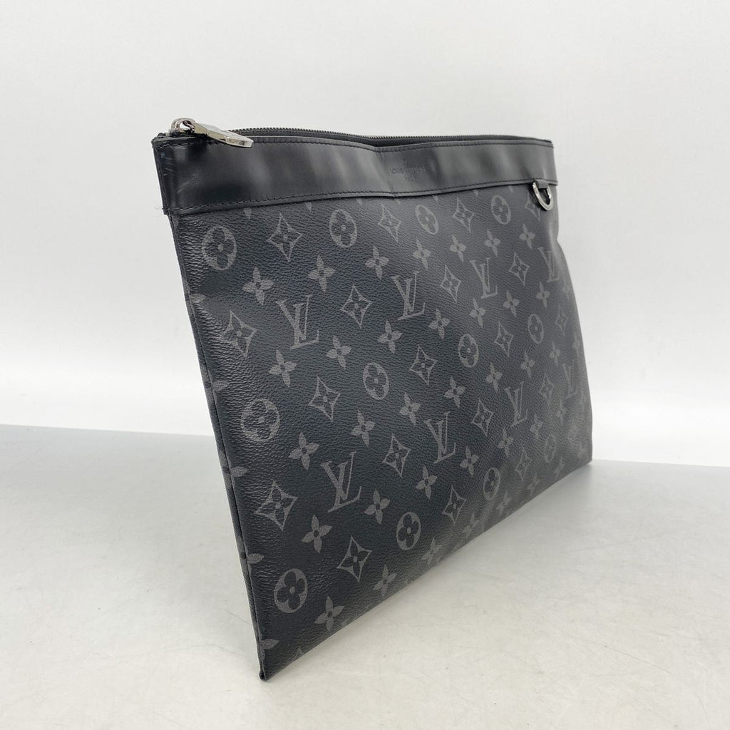 Louis Vuitton Clutch Monogram Eclipse Pochette Discovery Black — view 2