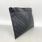 Louis Vuitton Clutch Monogram Eclipse Pochette Discovery Black — view 2