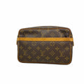 Louis Vuitton Clutch Monogram Compiegne 23 Brown