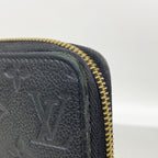 Louis Vuitton Wallet Monogram Empreinte Zippy Noir — view 6