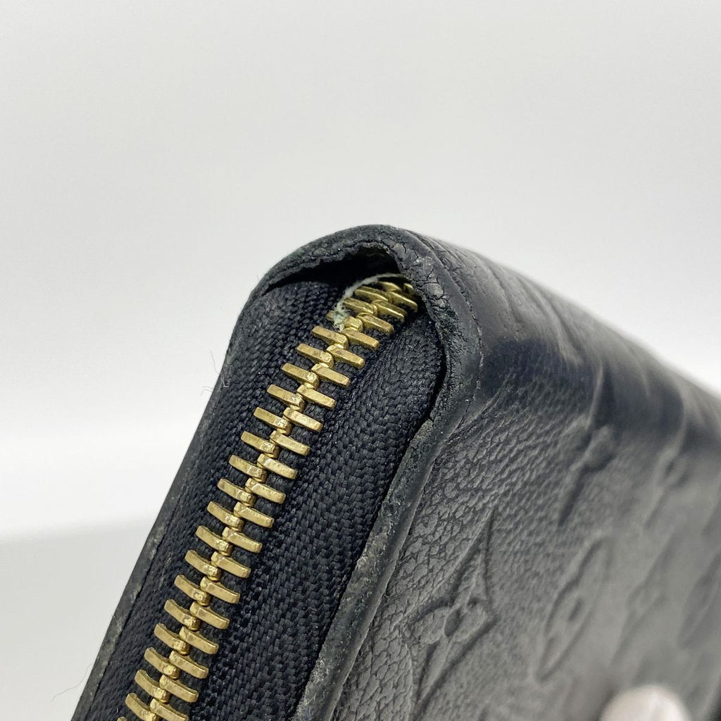 Louis Vuitton Wallet Monogram Empreinte Zippy Noir — view 5
