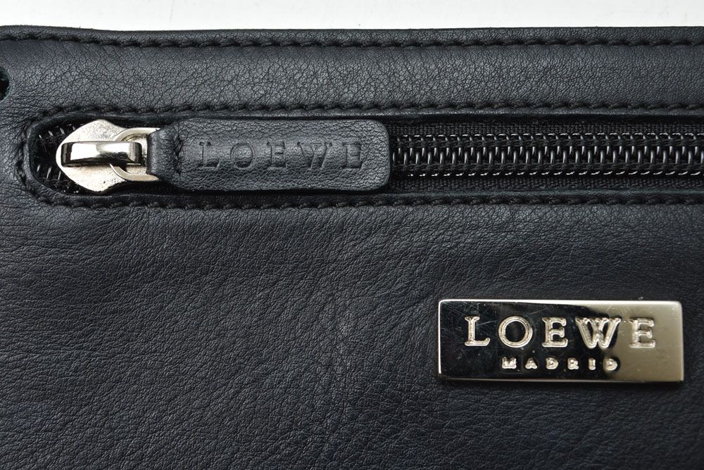 Loewe Mini Boston Bag Vintage Soft Calfskin Black — view 6