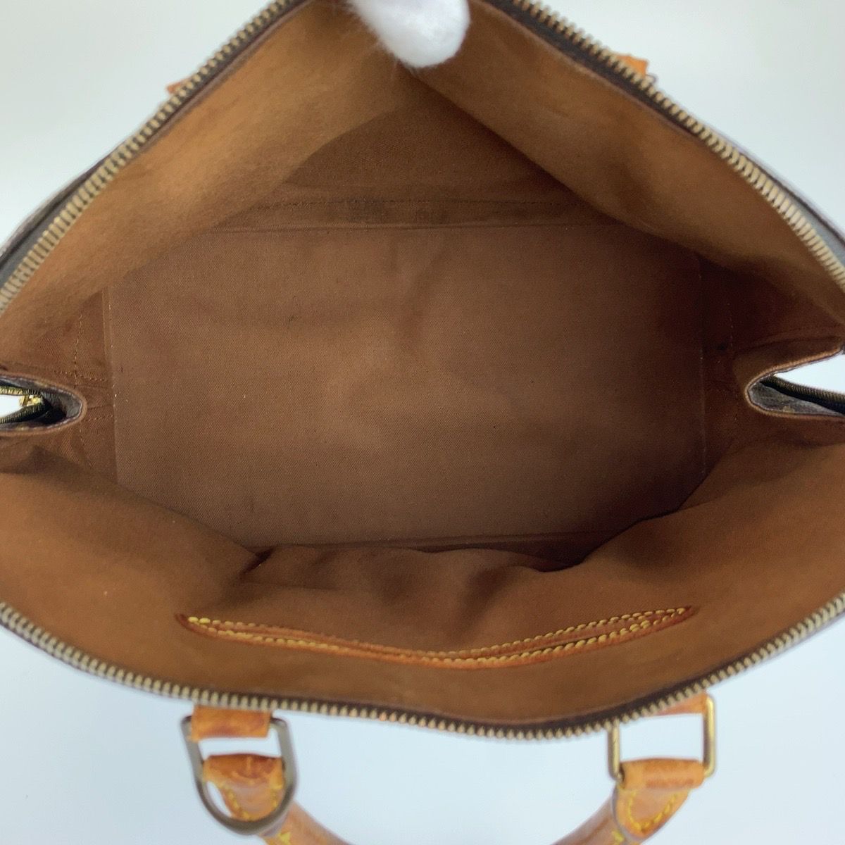Louis Vuitton Vintage Monogram Alma Brown Gold Handbag — view 8