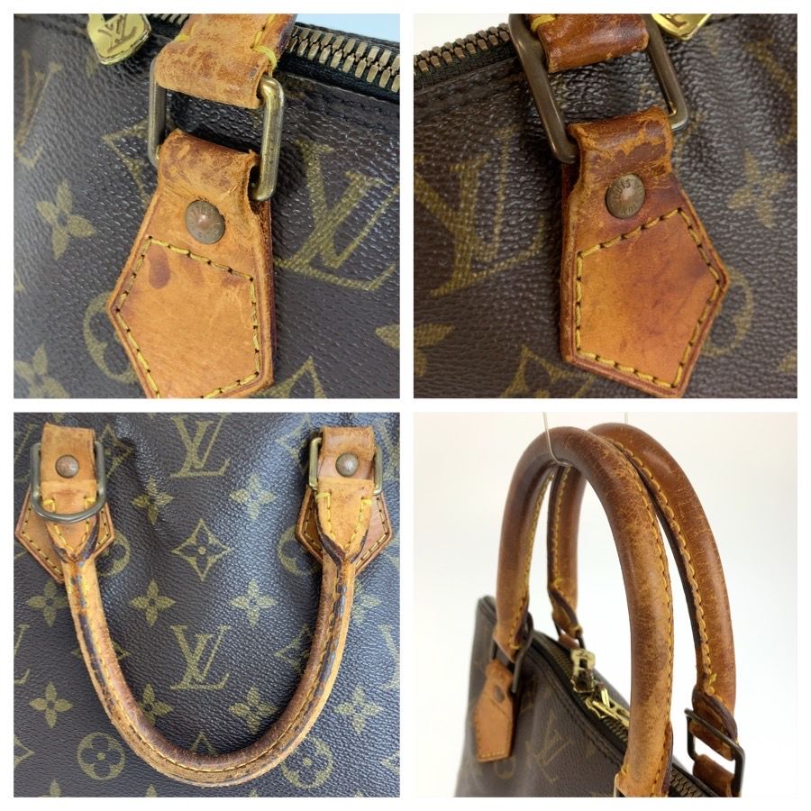 Louis Vuitton Vintage Monogram Alma Brown Gold Handbag — view 5