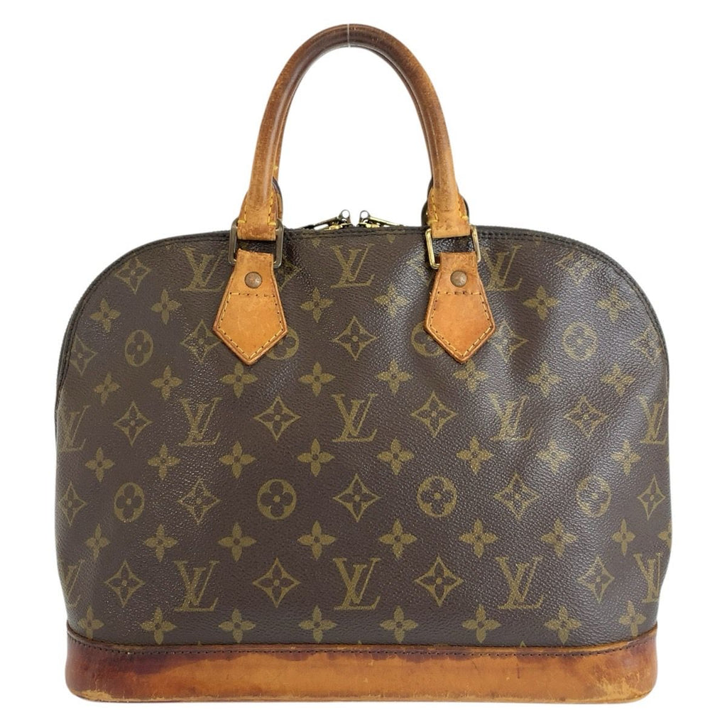Louis Vuitton Vintage Monogram Alma Brown Gold Handbag — view 2