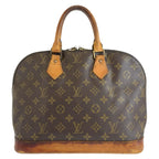 Louis Vuitton Vintage Monogram Alma Brown Gold Handbag — view 2