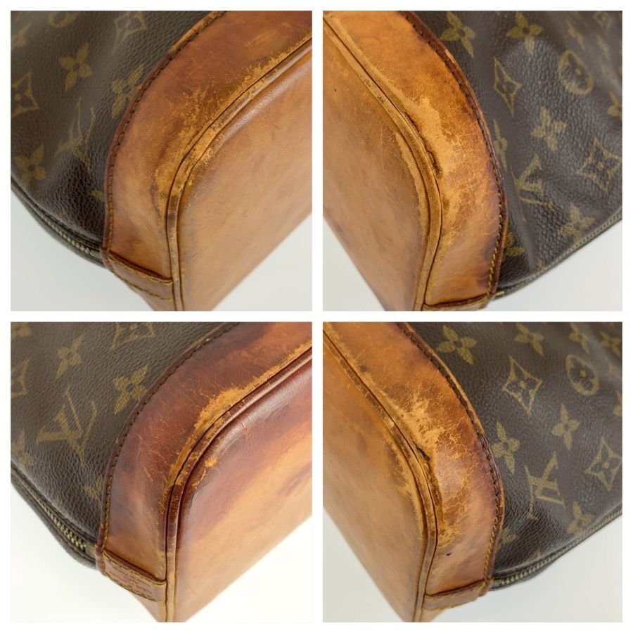 Louis Vuitton Vintage Monogram Alma Brown Gold Handbag — view 4