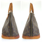 Louis Vuitton Vintage Monogram Alma Brown Gold Handbag — view 7