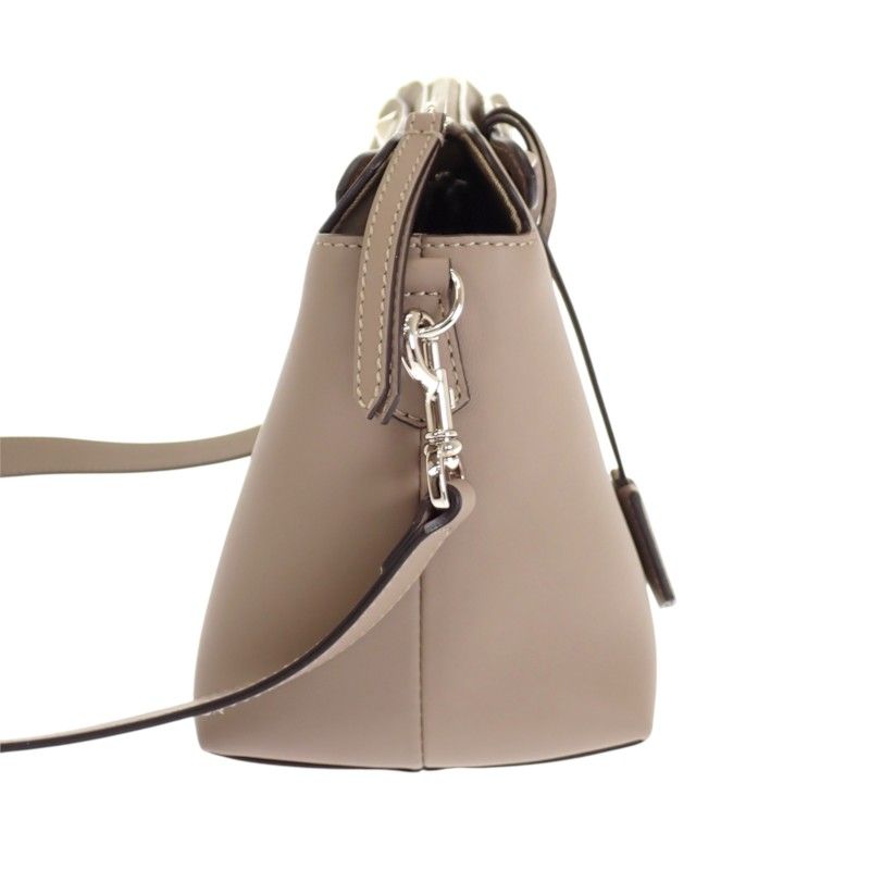 Fendi by the Way Medium 2-Way Handbag Shoulder Calfskin Beige Silver Genus — view 5