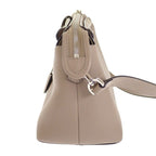 Fendi by the Way Medium 2-Way Handbag Shoulder Calfskin Beige Silver Genus — view 6