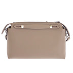 Fendi by the Way Medium 2-Way Handbag Shoulder Calfskin Beige Silver Genus — view 4