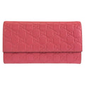 Gucci Guccissima Pink Leather Wallet