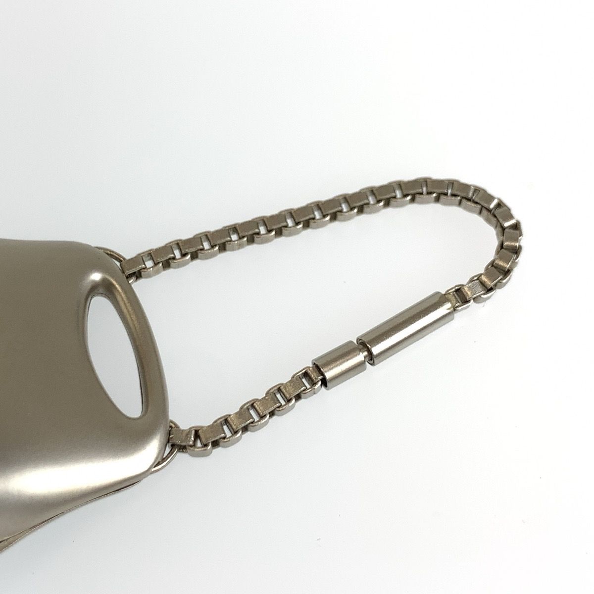 Chanel Hip Bag Silver Metal Key Holder Bag Charm — view 5