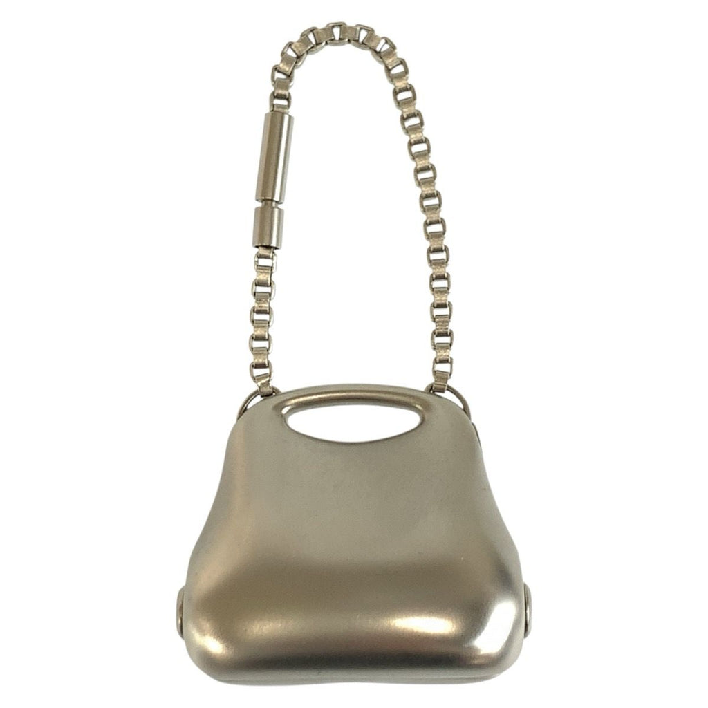 Chanel Hip Bag Silver Metal Key Holder Bag Charm — view 2