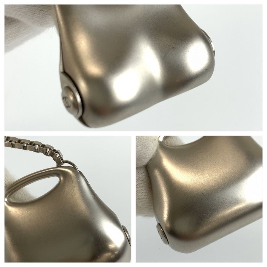 Chanel Hip Bag Silver Metal Key Holder Bag Charm — view 6