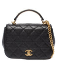 Chanel Chain Shoulder Bag Crossbody Caviar Leather Quilted