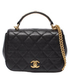 Chanel Chain Shoulder Bag Crossbody Caviar Leather Quilted