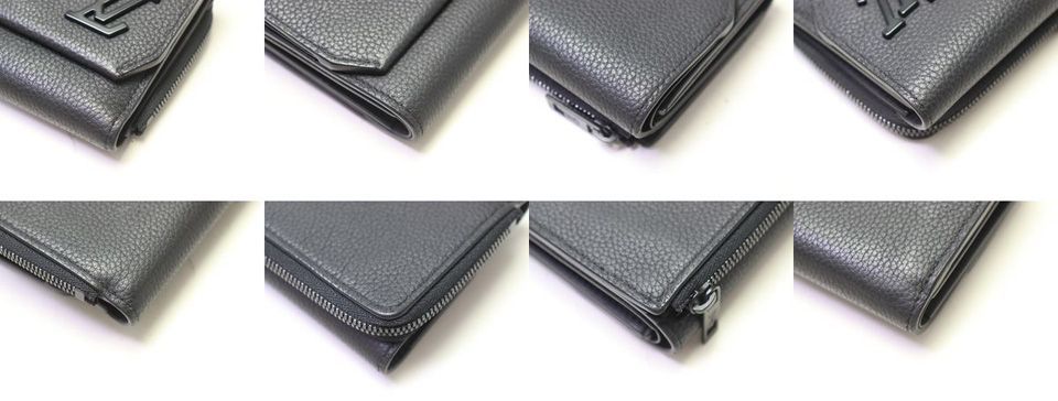 Louis Vuitton Aerogram Portefeuille Pilot Leather Trifold Wallet — view 5
