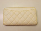 Chanel Quilted Caviar Leather Zip Around Wallet — view 2