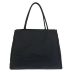 Prada Tessuto Black Silver Nylon Tote Bag — view 2