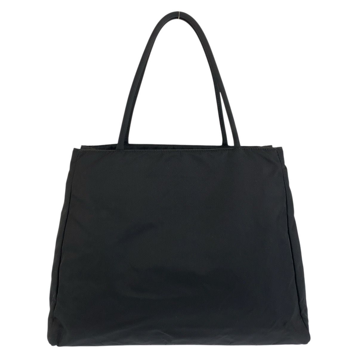 Prada Tessuto Black Silver Nylon Tote Bag — view 2