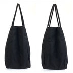 Prada Tessuto Black Silver Nylon Tote Bag — view 7