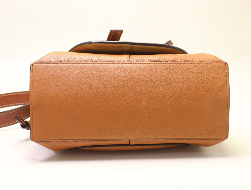 Loewe Gate Top Handle Small Leather Handbag — view 3