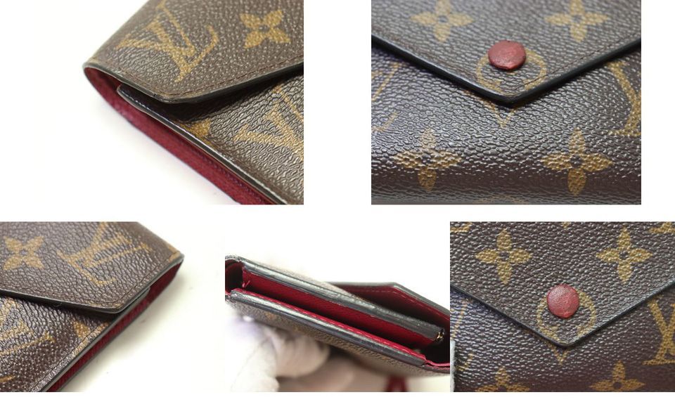 Louis Vuitton Portefeuille Victorine Monogram Trifold Wallet — view 8